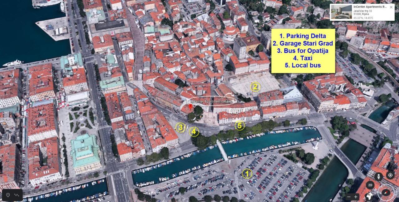 Incenter Apartments Rijeka Eksteriør bilde